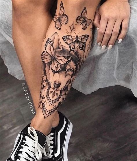 tatuajes de animales en la pierna|11 ideas de Tatoo en la pierna 